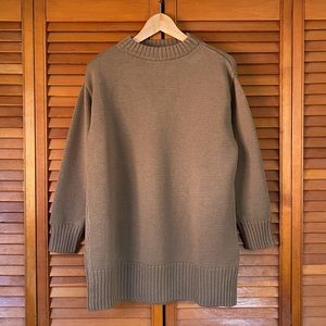 Elizabeth Suzann Olive Crew Neck Sweater
